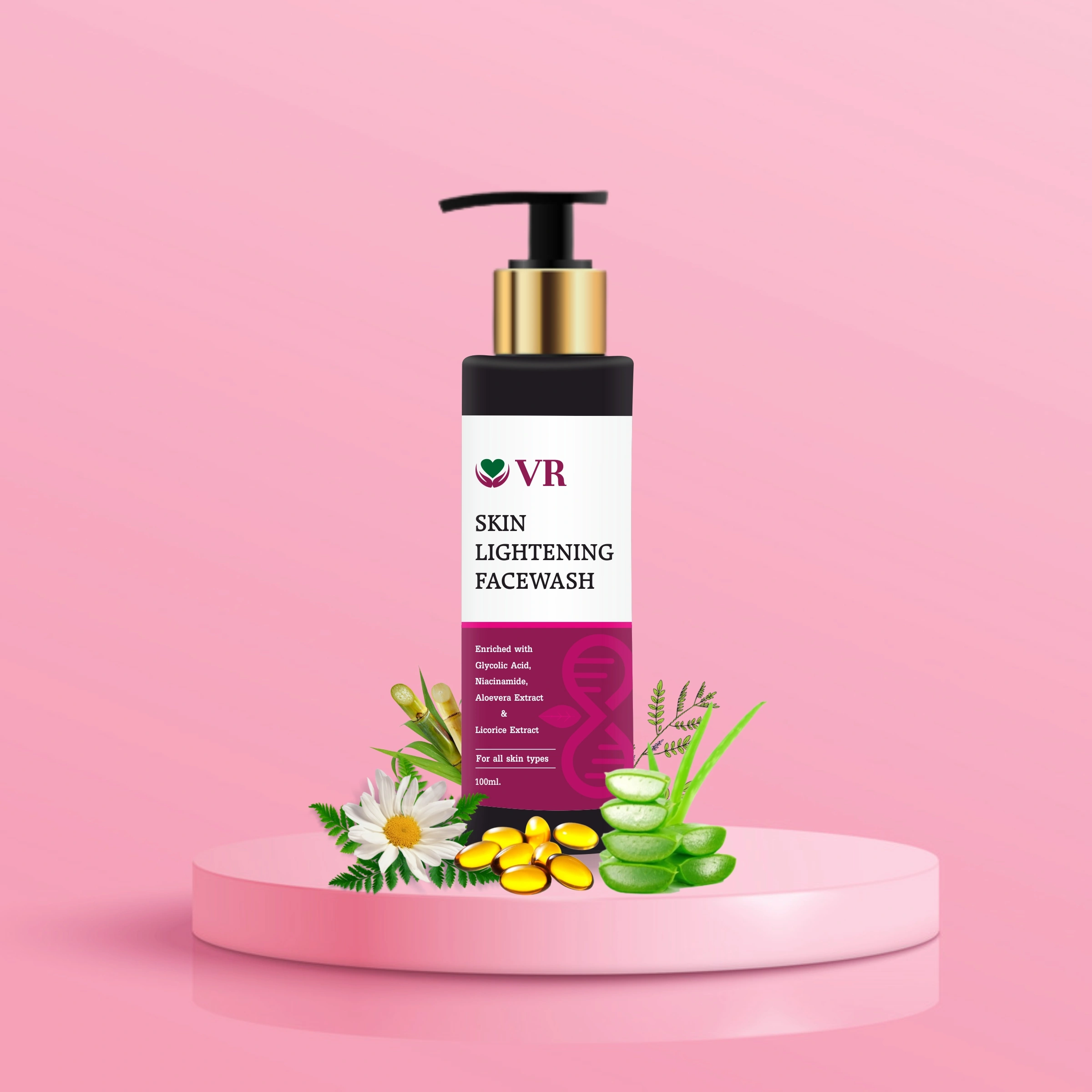 VR Glycolic Acid Facewash