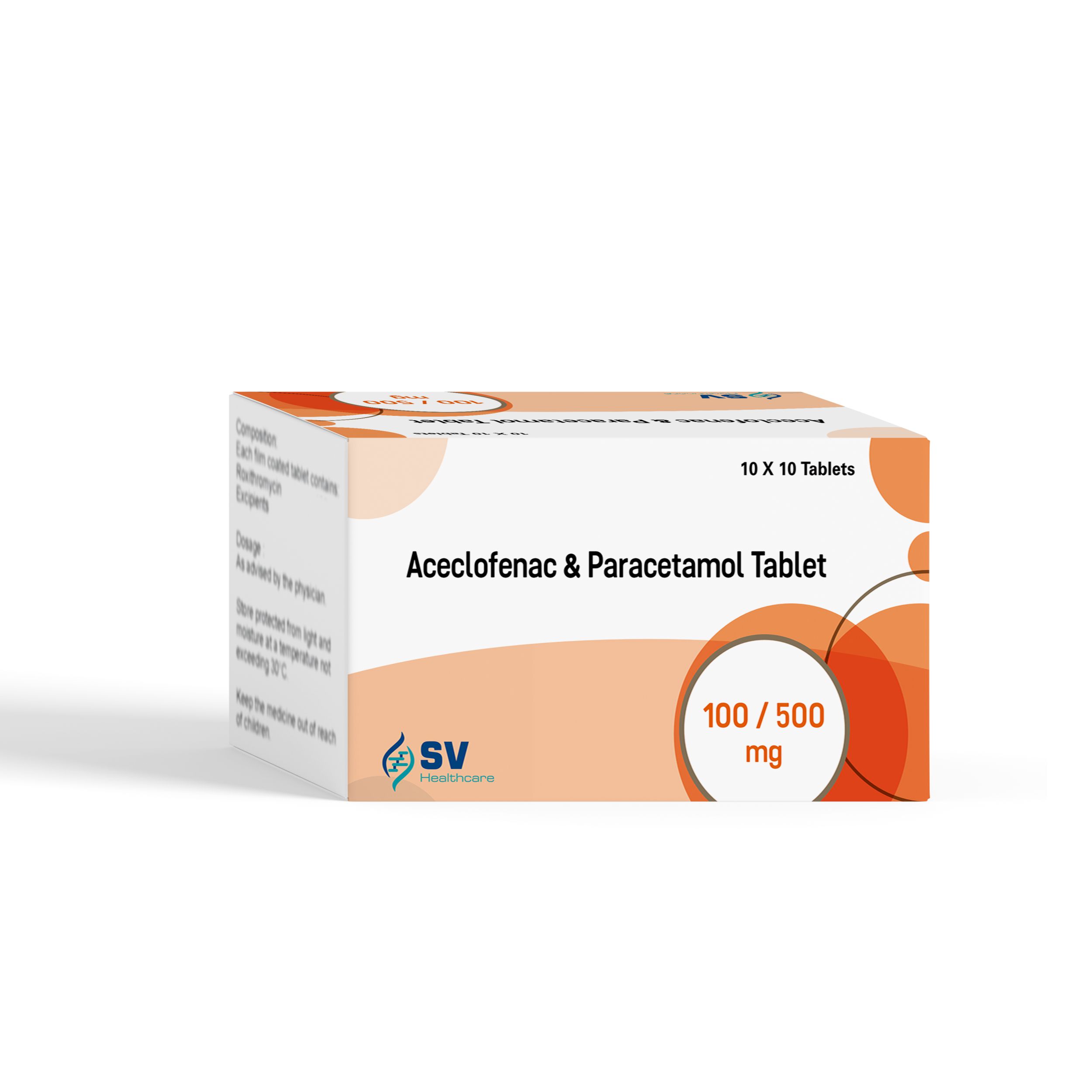 Aceclofenac & Paracetamol Tablets